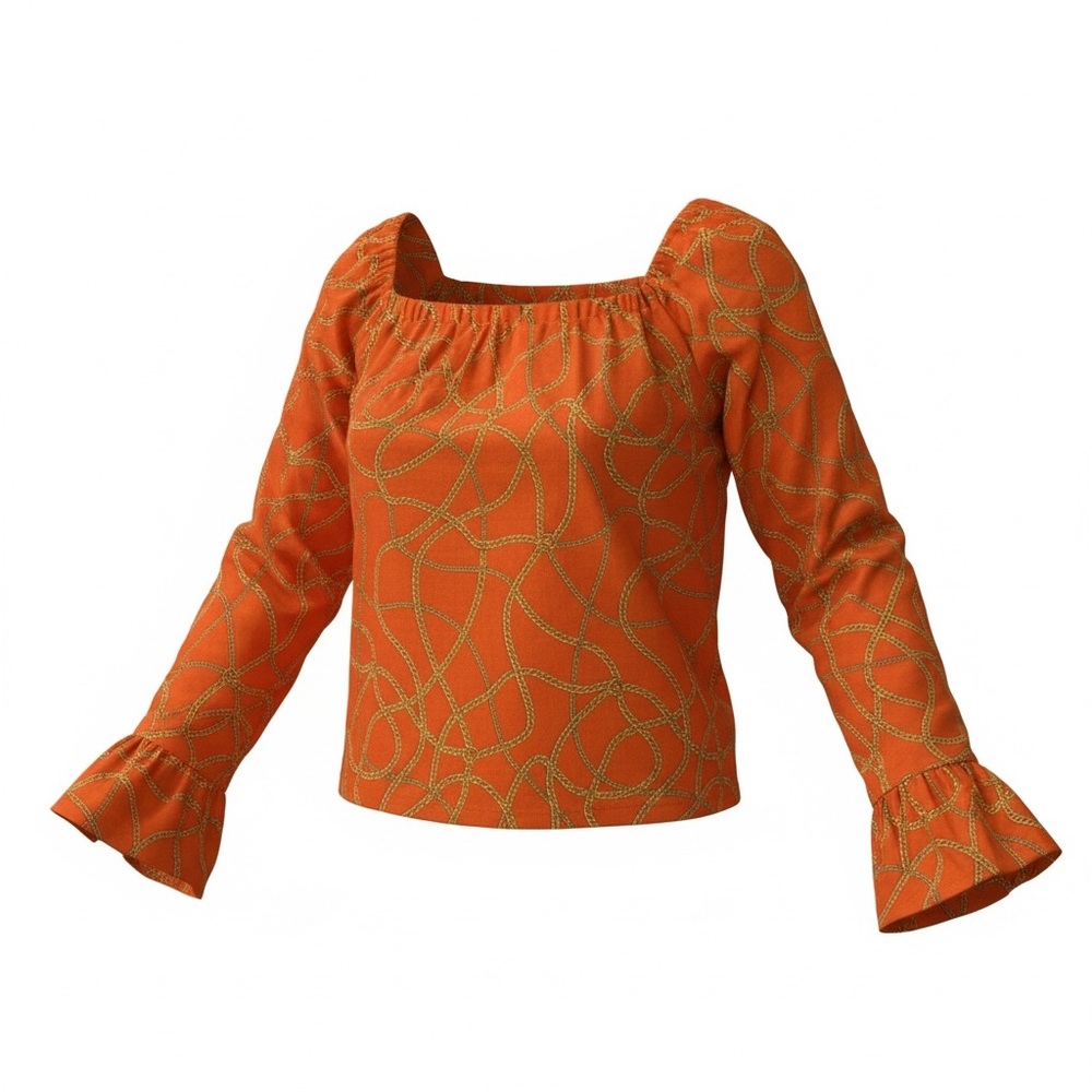 MICHAEL Michael Kors Vibrant Orange Blouse